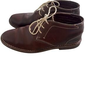 Kenneth Cole Reaction Men's Brown Leather Chukka Boots